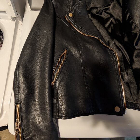 Vegan Leather Jacket - Picture 5 of 7